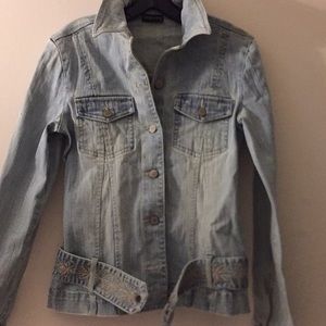 Mango Jean jacket with a belt